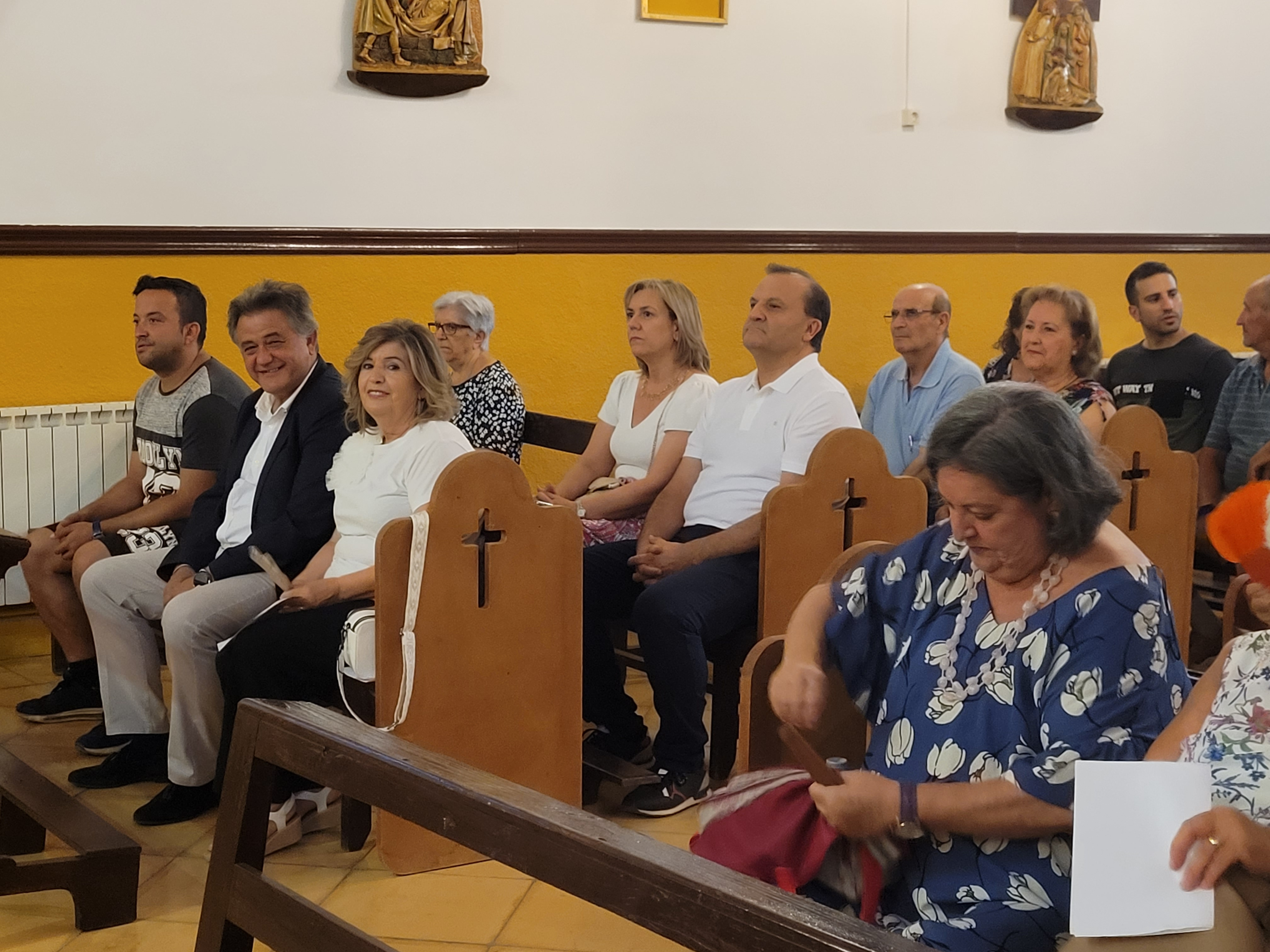 El alcalde de Daimiel en la función religiosa en honor a San Roque.