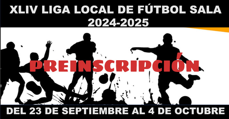 Preinscipcion futbol sala