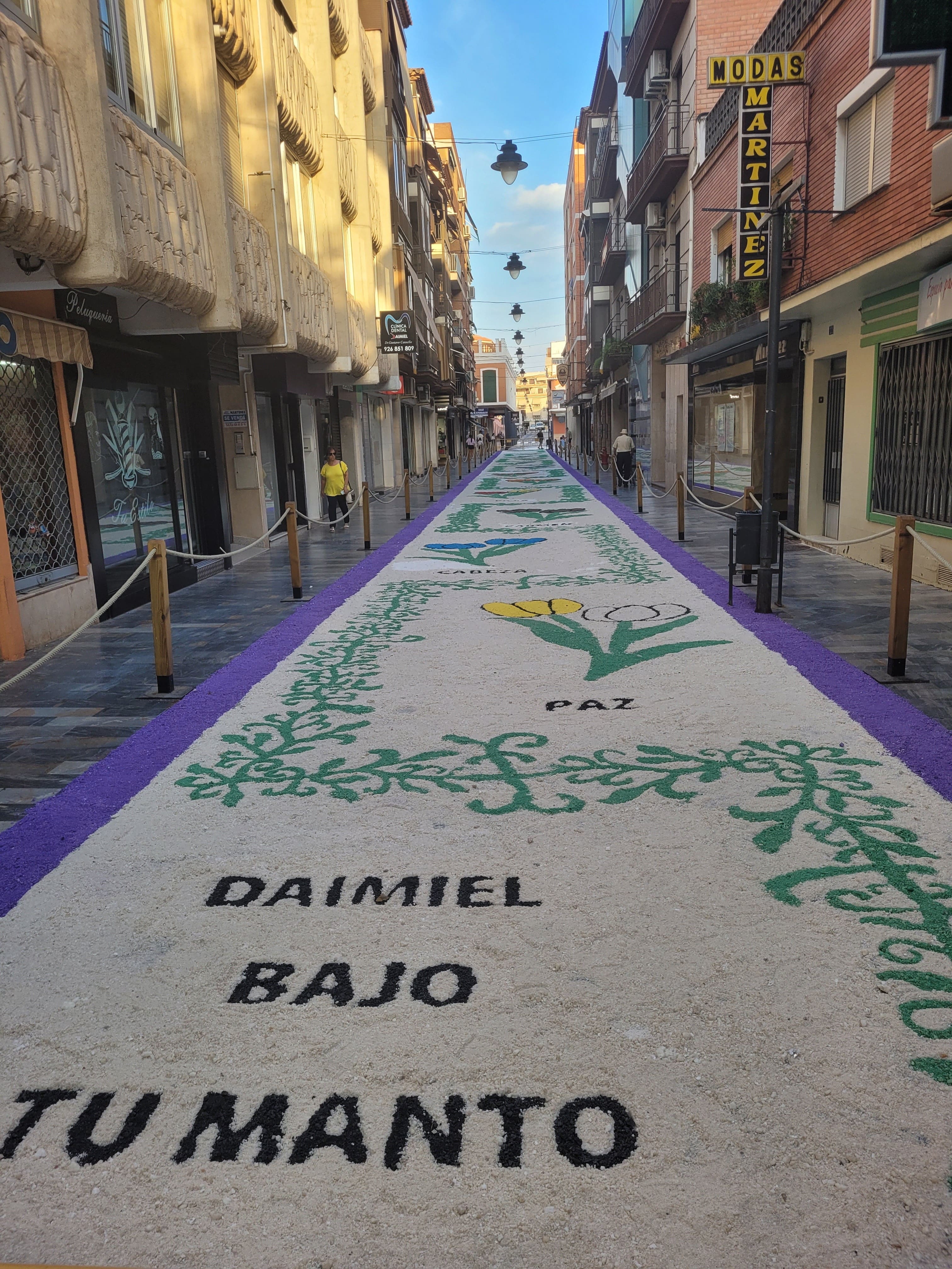 Diseño de la alfombra de sal para la Feria 2024.