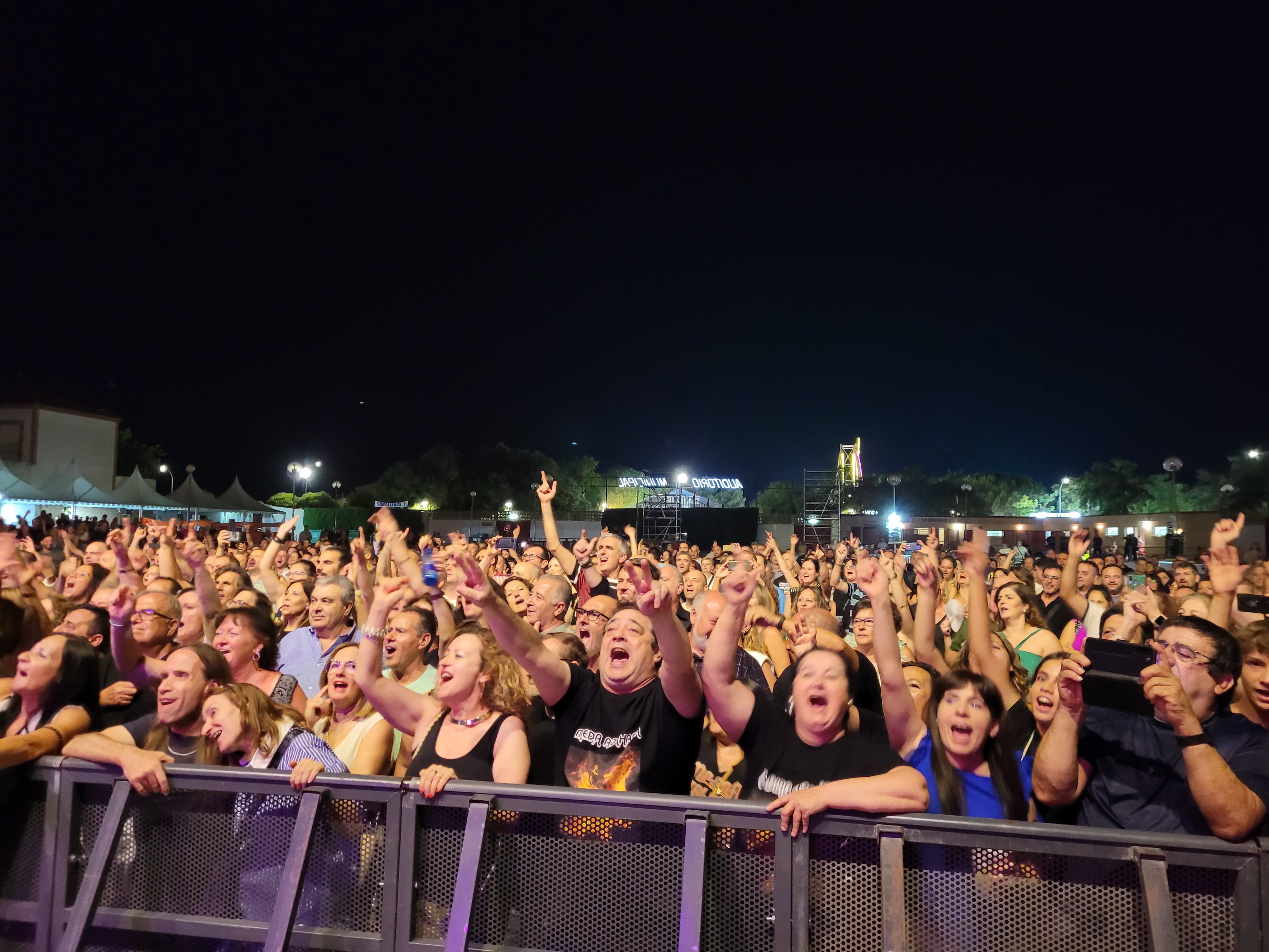 El público disfrutó del concierto.