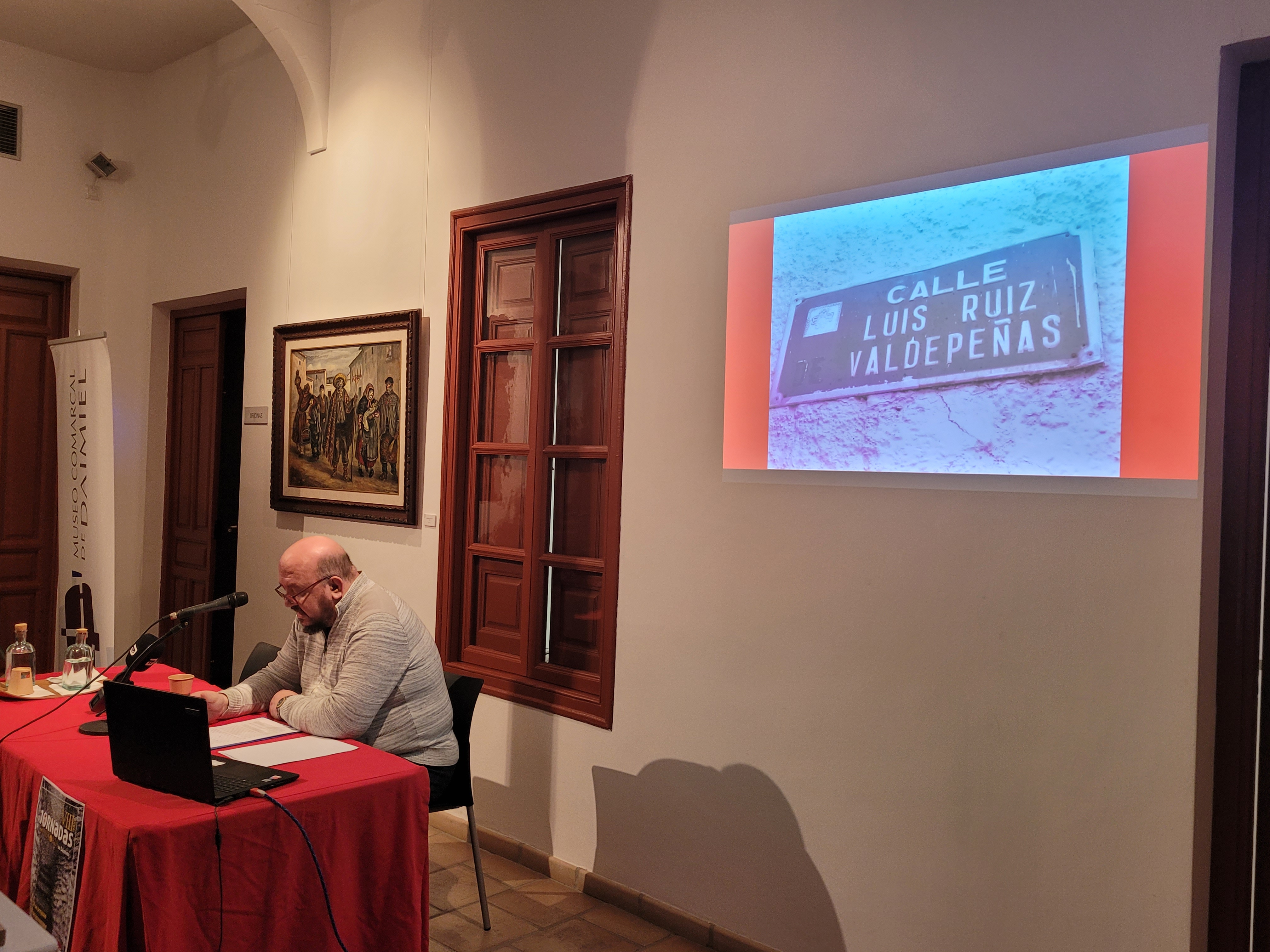 José Manuel López durante su intervención.