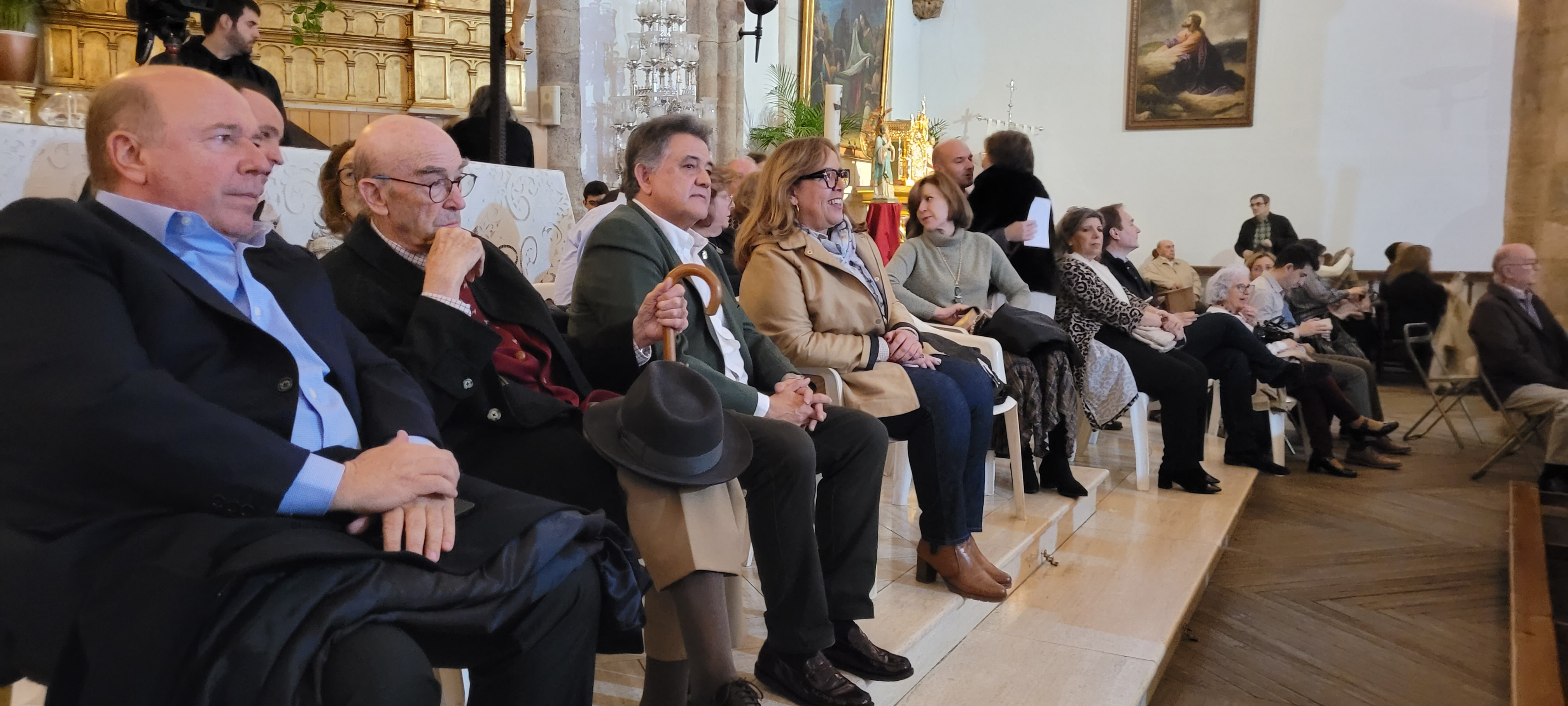 Carmen Teresa Olmedo y Leopoldo Sierra en el concierto.