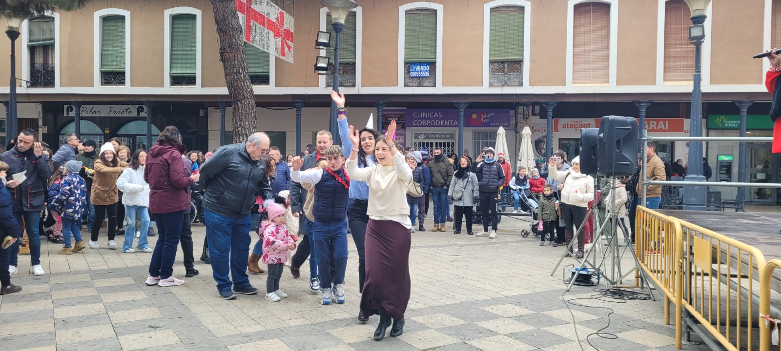 Ambiente festivo.