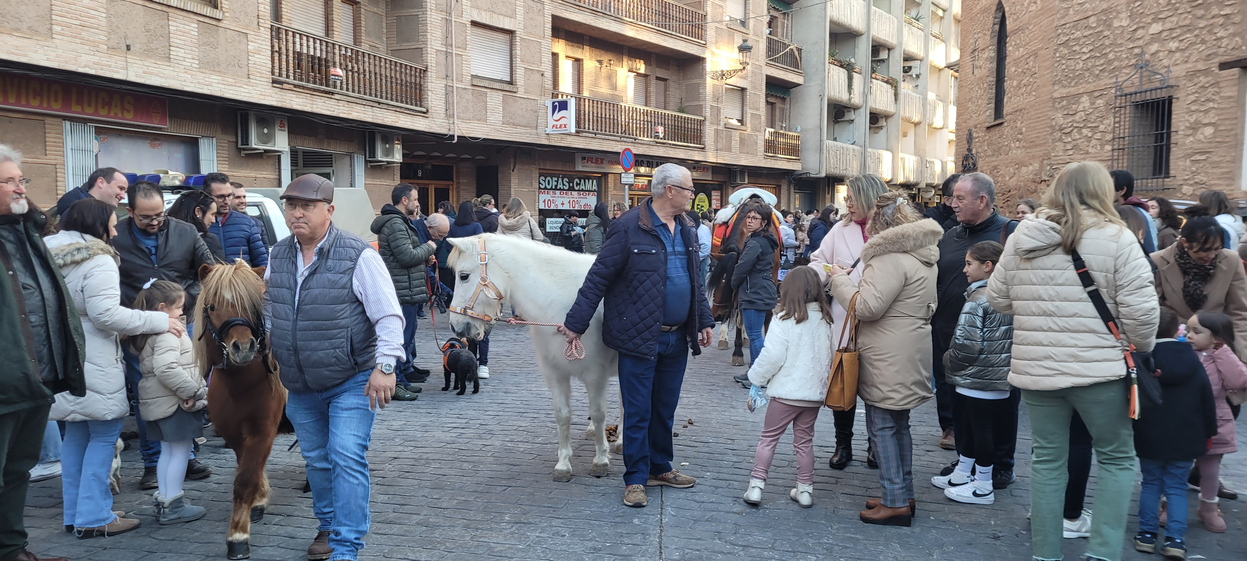 Desfile en los alrededores de Santa María.