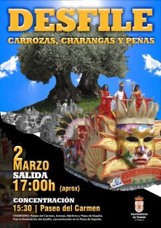 Cartel desfile de carrozas