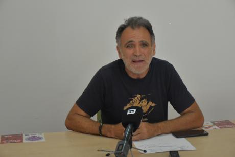 Galo Sánchez Bermejo en la rueda de prensa 