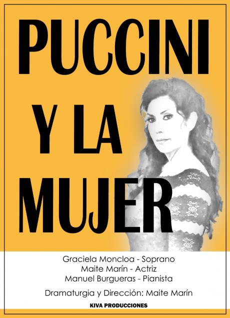 Cartel Puccini y la mujer