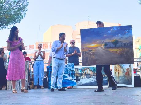 Feliciano Moya Alcaide recibió el primer premio.