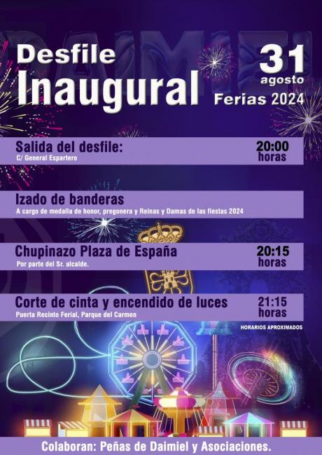 Cartel desfile inaugural