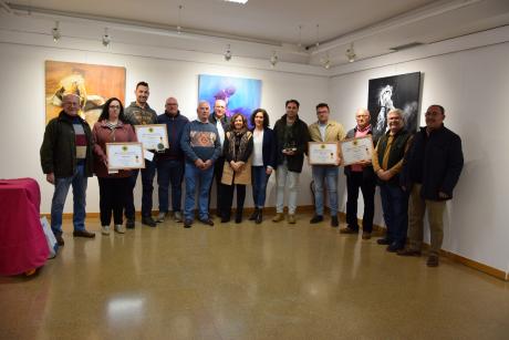 Durante la entrega de premios 