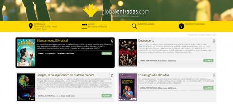 Portal de venta de entradas